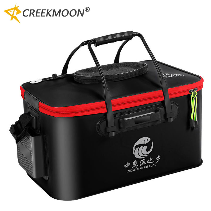 Fish Finder Case - Ember Ikan Hidup EVA dengan Kantong