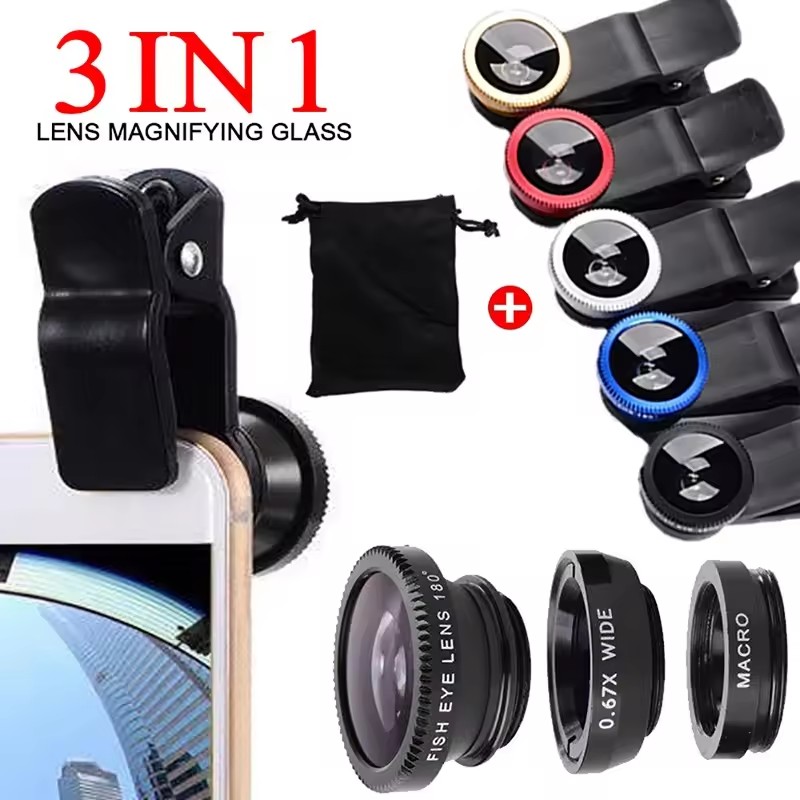Fishing Camera - Lensa Ponsel Fisheye 3 in 1