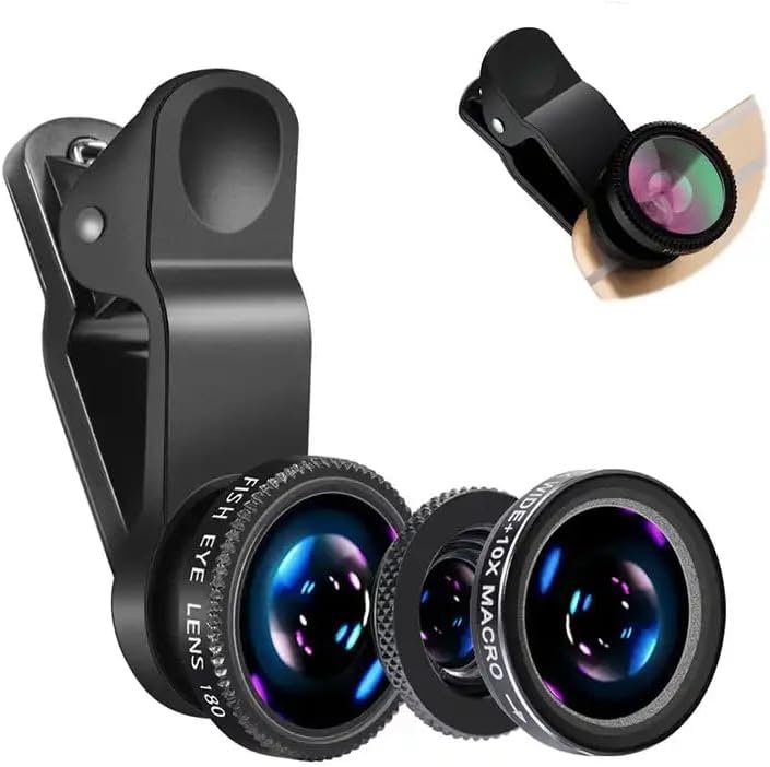 Fishing Camera - Lensa Kamera Mikro 3in1 Fisheye Wide