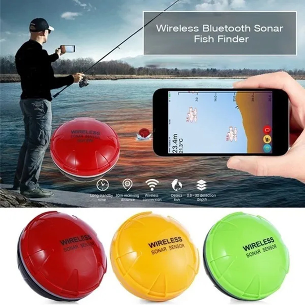 PUPOPAN 100M Ponsel Pintar Bar - Fish Finder Transducer ulasan dan harga