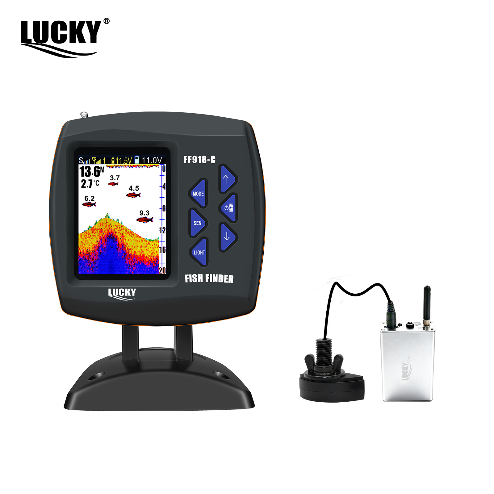 Perahu Remote Control Nirkabel - Fish Finder Transducer ulasan dan harga