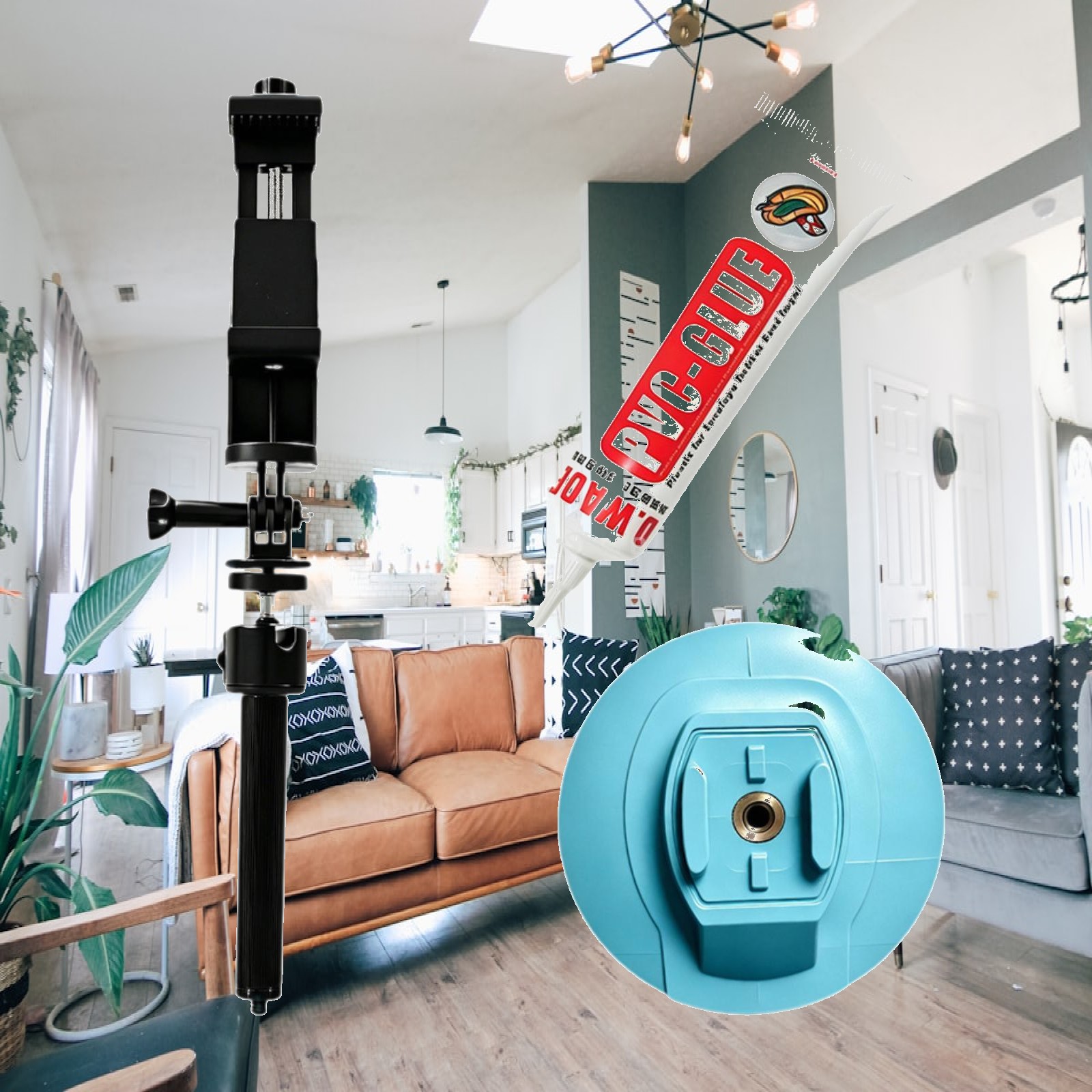 Penyangga Ponsel Kayak, Penyan - Fishing Camera ulasan dan harga