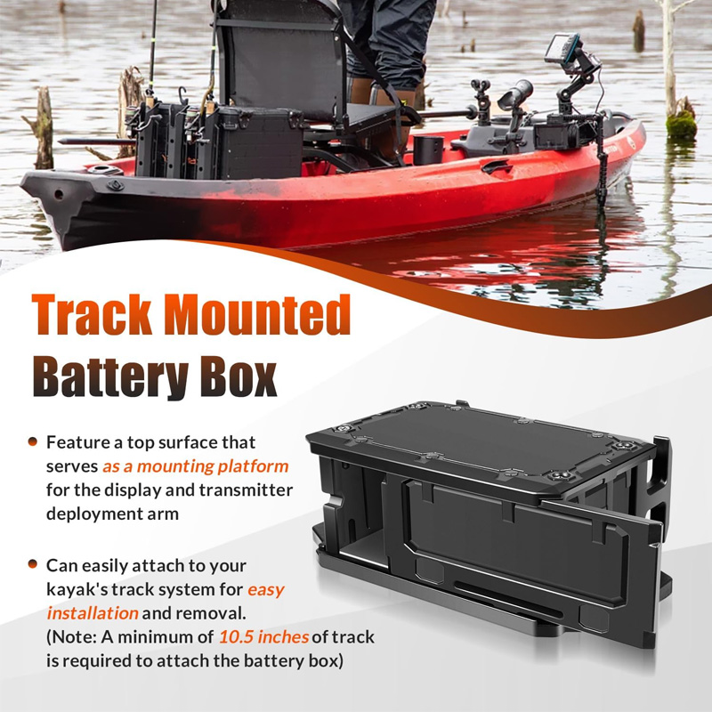 Kotak Baterai Terpasang di Jal - Fish Finder Mount ulasan dan harga