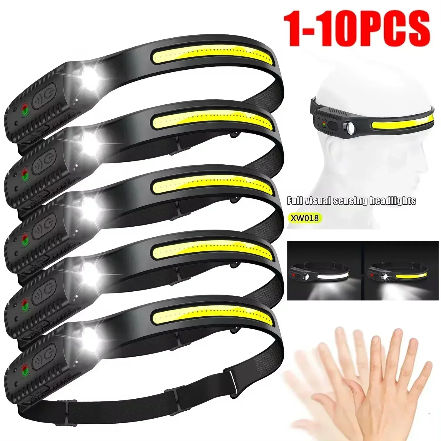 Lampu depan LED induksi isi ul - Fish Finder Battery ulasan dan harga